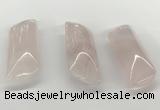 NGP5873 20*55mm - 22*60mm marquise rose quartz pendants