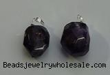 NGP6017 18*30mm - 22*35mm freeform amethyst pendants