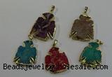 NGP6030 25*35mm - 30*40mm angel sea sediment jasper pendants