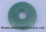 NGP608 5pcs 7*45mm green aventurine gemstone donut pendants wholesale