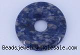 NGP611 5pcs 7*40mm new sodalite gemstone donut pendants wholesale