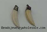 NGP6490 14*55mm - 12*60mm horn wolf tooth pendants wholesale