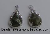 NGP6621 22*30mm faceted teardrop labradorite gemstone pendants