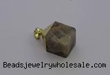 NGP6774 15*22mm cube moonstone gemstone pendants wholesale