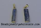 NGP7045 8*32mm - 10*30mm rectangle blue kyanite pendants