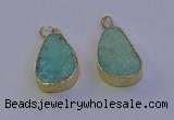 NGP7134 20*30mm - 22*32mm freeform amazonite gemstone pendants