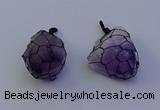 NGP7148 20*40mm - 30*45mm faceted nuggets amethyst pendants