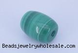 NGP719 11*14mm drum natural malachite gemstone pendant