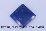 NGP720 6*32mm diamond natural lapis lazuli gemstone pendant