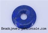 NGP721 5*30mm natural lapis lazuli gemstone donut pendant