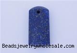 NGP724 14*29mm rectangle natural lapis lazuli gemstone pendant