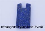 NGP725 18*32mm rectangle natural lapis lazuli gemstone pendant