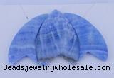 NGP73 Fashion blue lace agate gemstone pendants set jewelry wholesale