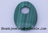 NGP734 20*30mm oval natural malachite gemstone pendant wholesale