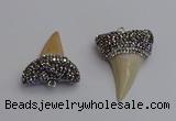 NGP7340 25*35mm - 30*38mm shark teeth pendants wholesale