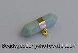 NGP7450 12*45mm sticks amazonite gemstone pendants wholesale