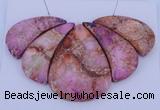 NGP84 Dyed imperial jasper gemstone pendants set jewelry wholesale