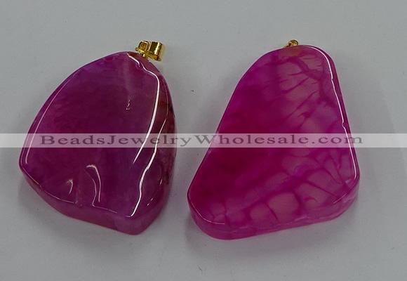 NGP8661 20*40mm - 40*50mm freeform agate pendants wholesale