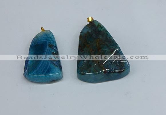 NGP8709 25*40mm – 35*50mm freeform agate pendants wholesale