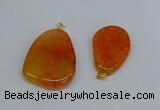 NGP8725 28*40mm - 30*54mm freeform agate pendants wholesale