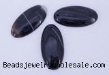 NGP884 5PCS 25*49mm oval agate gemstone pendants wholesale