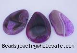 NGP904 5PCS 35-50mm*55-65mm freeform agate druzy geode gemstone pendants