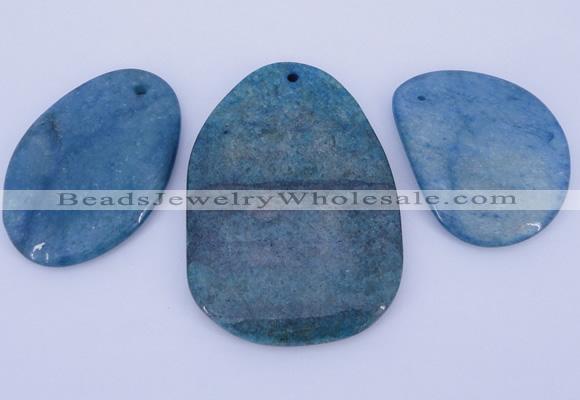 NGP938 5PCS 35-50mm*45-70mm freeform gemstone pendants wholesale