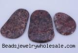 NGP941 5PCS 35-45mm*45-65mm freeform jasper gemstone pendants