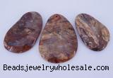 NGP943 5PCS 35-50mm*55-70mm freeform jasper gemstone pendants