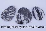 NGP948 5PCS 30-48mm*45-60mm freeform zebra jasper gemstone pendants