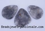 NGP949 5PCS 40-55mm*55-65mm freeform cloudy quartz gemstone pendants