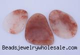 NGP950 5PCS 35-55mm*50-65mm freeform red quartz gemstone pendants