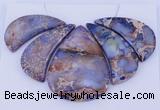 NGP96 Dyed imperial jasper gemstone pendants set jewelry wholesale