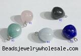 NGP9702 10mm teardrop  mixed gemstone pendants wholesale