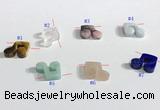 NGP9745 11*15mm mixed gemstone pendants wholesale