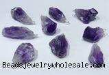 NGP9750 10*16mm-18*25mm freeform amethyst pendants wholesale