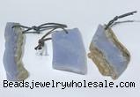 NGP9759 12*40mm-30*55mm freeform blue lace agate pendants