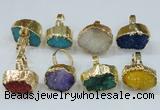 NGR164 22*30mm - 25*30mm freeform druzy agate rings wholesale