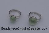 NGR208 10*14mm – 12*16mm freeform prehnite rings wholesale