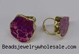 NGR263 22*30mm - 30*40mm freeform sea sediment jasper rings