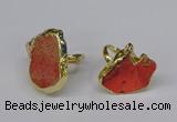 NGR264 22*30mm - 30*40mm freeform sea sediment jasper rings