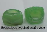 NGR42 20*30*35mm faceted freeform agate gemstone rings