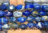 NLBS02 15 inches 12*16mm - 13*18mm faceted nuggets lapis lazuli beads NLBS02 15 inches 12*16mm - 13*18mm faceted nuggets lapis lazuli beads