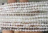 OPBS15 15 inches 4mm faceted round AB-color opalite beads wholesale OPBS15 15 inches 4mm faceted round AB-color opalite beads wholesale