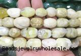 OPBS22 15 inches 12*16mm - 13*18mm faceted nuggets yellow opal beads OPBS22 15 inches 12*16mm - 13*18mm faceted nuggets yellow opal beads
