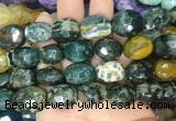 OSBS02 15 inches 12*16mm - 13*18mm faceted nuggets ocean jasper beads OSBS02 15 inches 12*16mm - 13*18mm faceted nuggets ocean jasper beads