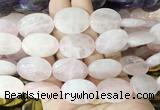 OVBS01 15 inches 18*25mm oval rose quartz gemstone beads wholesale