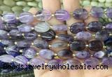 OVBS15 15 inches 10*14mm oval amethyst gemstone beads wholesale