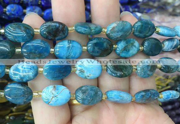 OVBS20 15 inches 10*14mm oval apatite gemstone beads wholesale