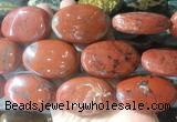 OVBS31 15 inches 30*45mm oval red jasper gemstone beads wholesale OVBS31 15 inches 30*45mm oval red jasper gemstone beads wholesale